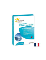 В подкрепа на костите и сърцето - Крил (масло) + Витамин С и Манган, 300 mg х 15 капсули - Feel You