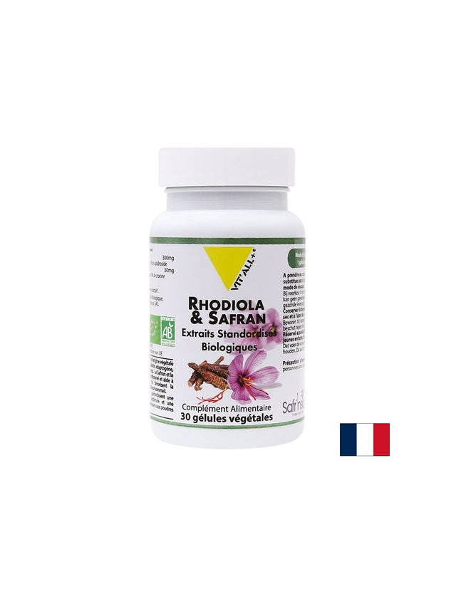 Стрес и добро настроение - Златен корен (300 mg)+ Шафран (30 mg), 30 капсули - Feel You