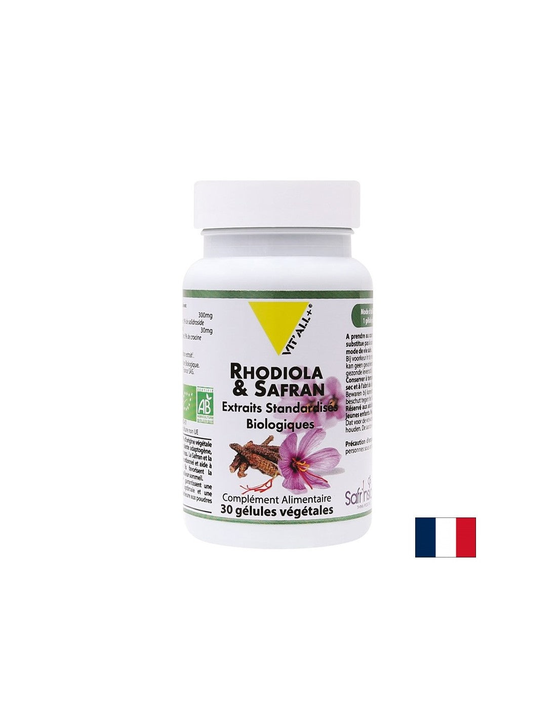Стрес и добро настроение - Златен корен (300 mg)+ Шафран (30 mg), 30 капсули - Feel You