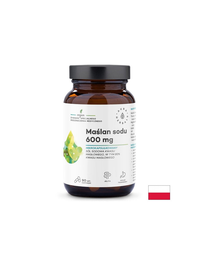 Натриев бутират – Поддържа здрава чревна лигавица и микрофлора, 300 mg, 90 капсули - Feel You