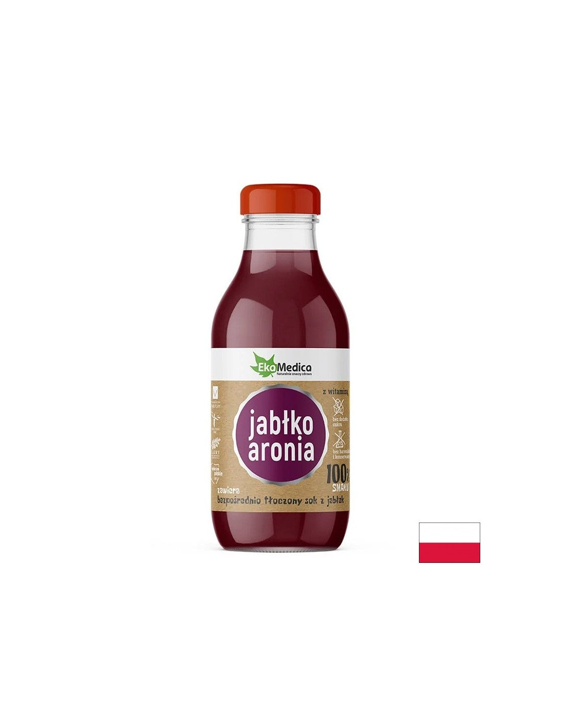 Ябълка + Арония – За имунитет и обмяна на веществата, сок 300 ml - Feel You