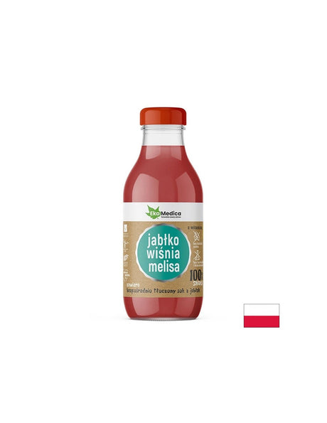 Ябълка + Вишна + Маточина – Срещу стрес и отпадналост, сок 300 ml - Feel You