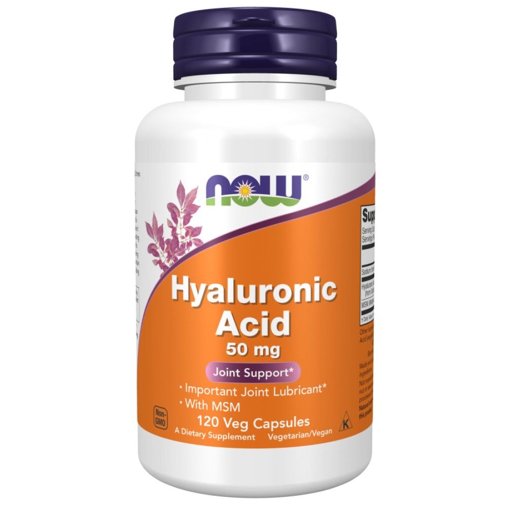 Hyaluronic Acid 50 mg | with MSM - 120 capsules