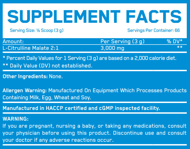 Citrulline Malate 3000 - 200 грама
