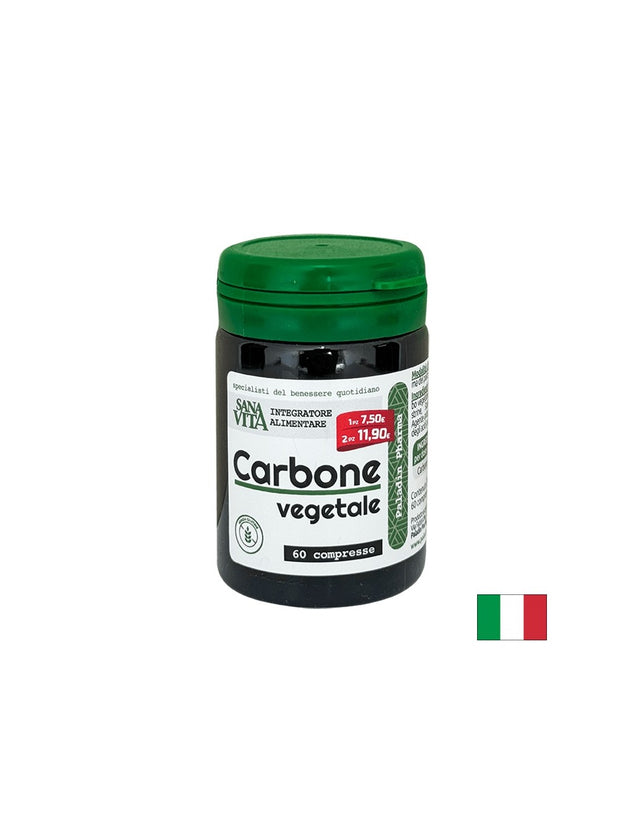 Детоксикация на храносмилателната система - Активен въглен, 334 mg х 60 таблетки - Feel You