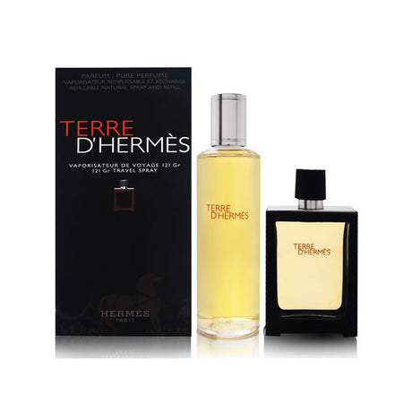 Terre D'hermes Eau De Perfume Spray Refillable 30ml Set 2 Pieces - Feel You