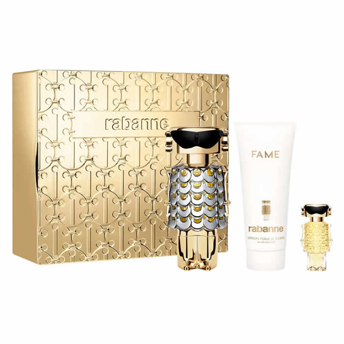 Paco Rabanne Fame Eau De Perfume Spray 80ml Set 3 Pieces - Feel You