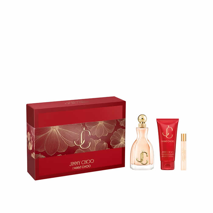 Jimmy Choo I Want Choo Eau De Parfum Spray 100ml Set 3 Pieces - Feel You