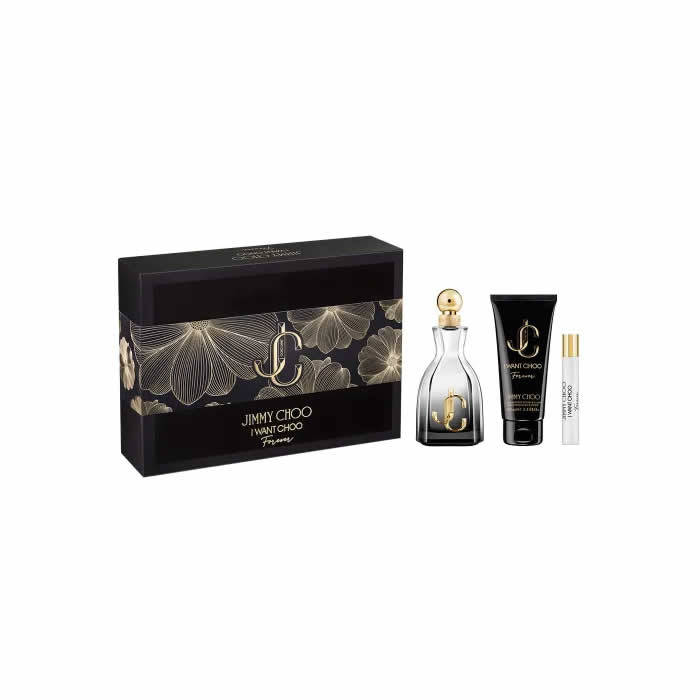 Jimmy Choo I Want Choo Eau De Parfum Spray 100ml Set 3 Pieces - Feel You