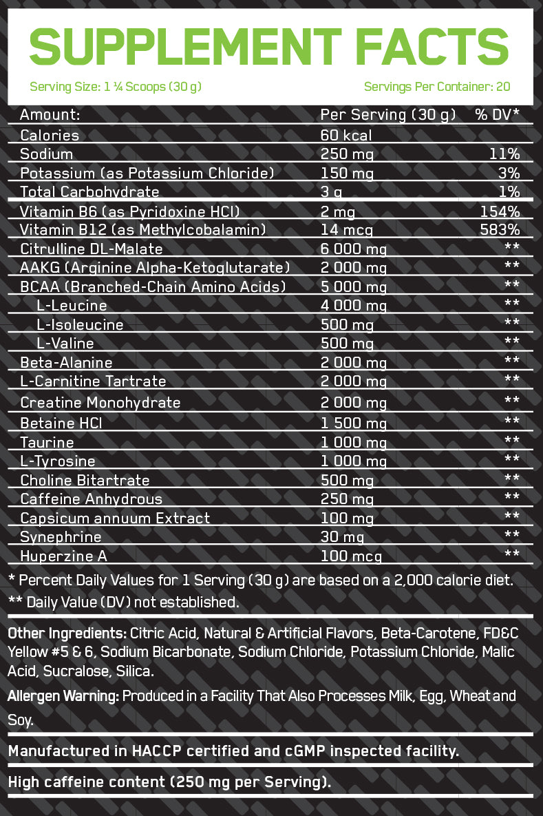 PRE Build – Pre-workout - 0.600 KG - Feel You