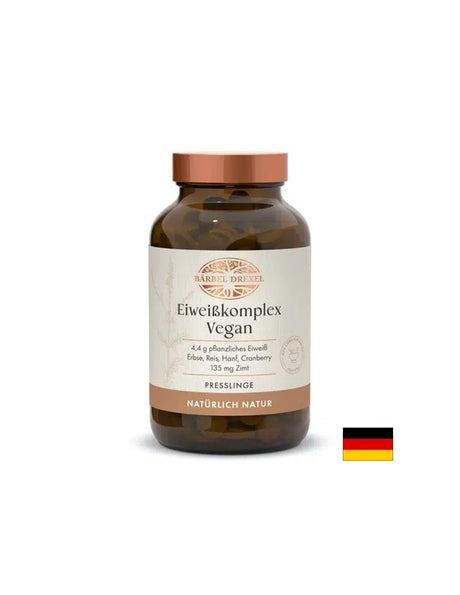 Веган протеин от грах, ориз, коноп и червени боровинки - За мускулна сила и енергия, 344 таблетки - Feel You