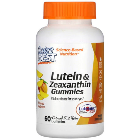 BEST Lutein & Zeaxanthin Gummies - 60 желирани бонбони - Feel You