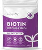 Биотин + Селен + Цинк таблетки за кожа, коса и нокти – 365 веган таблетки за 1 година Nutravita - Feel You
