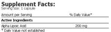 ALA /Alpha Lipoic Acid/ 60 Caps.