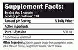 Tyrosine 120 Caps.