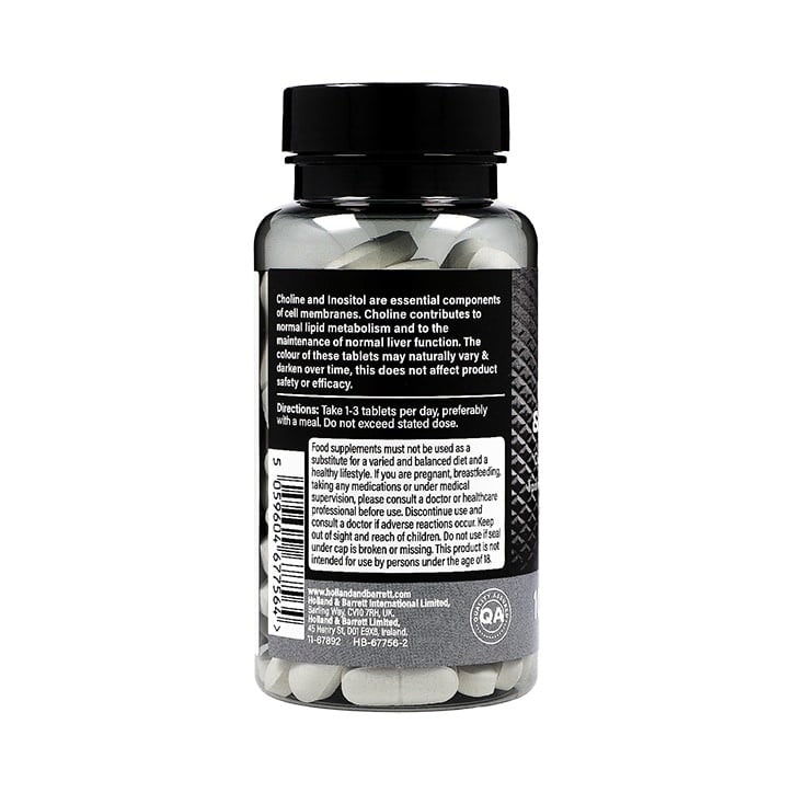 Холин и Инозитол (Витамин В4 + В8) (Choline Inositol) 100 таблетки, H&B - Feel You
