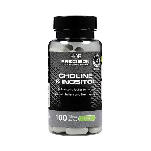 Холин и Инозитол (Витамин В4 + В8) (Choline Inositol) 100 таблетки, H&B - Feel You