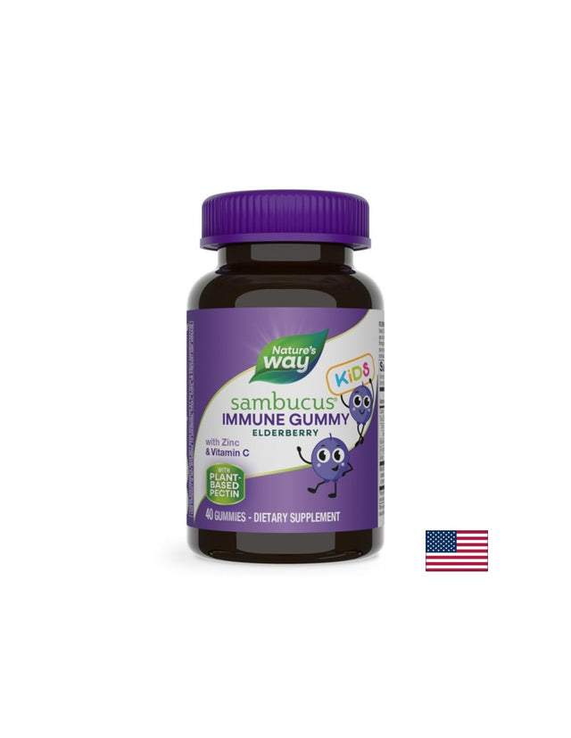 Самбукус за деца Имун Гъми (с витамин С и цинк), 40 желирани таблетки - Feel You