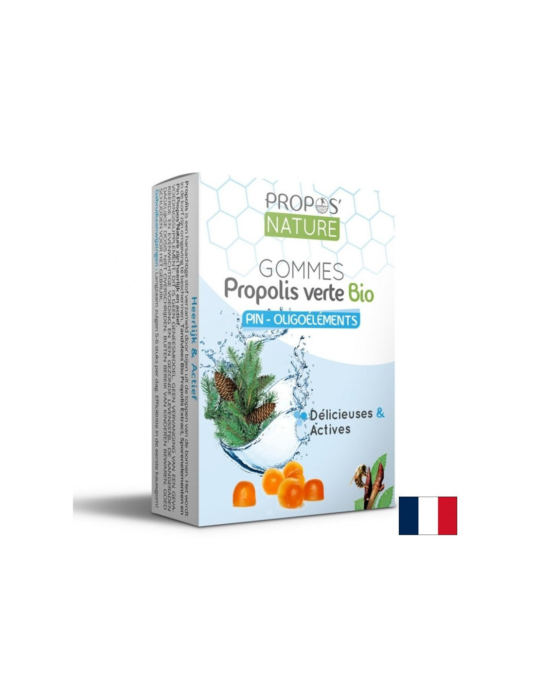 Зелен прополис с микроелементи и масло от бор, 40 желирани таблетки Propos’Nature - Feel You