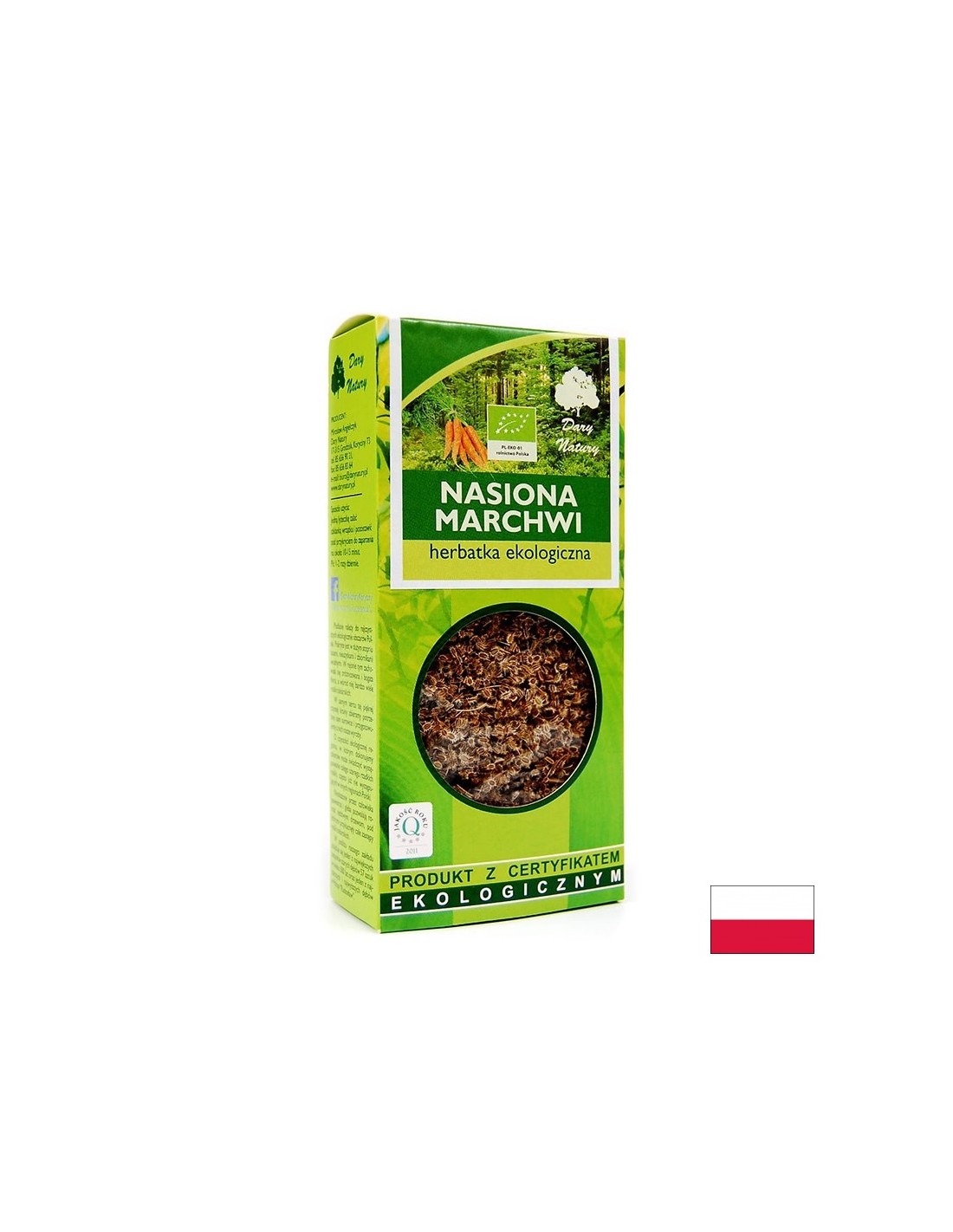 Семена за кълнове от био моркови, 40 g Dary Natury - Feel You