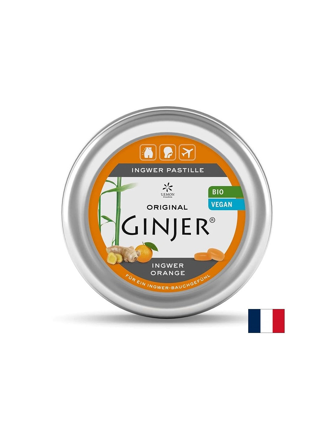 Пастили с Джинджифил и Портокал, 40 g Lemon Pharma - Feel You