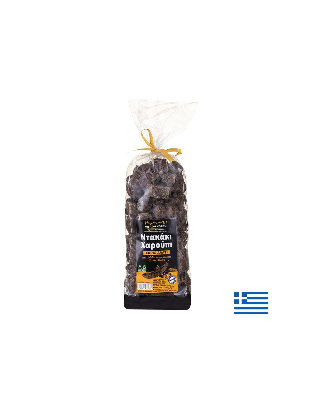 Сухари от рожков без сол (Крит), 400 g - Feel You