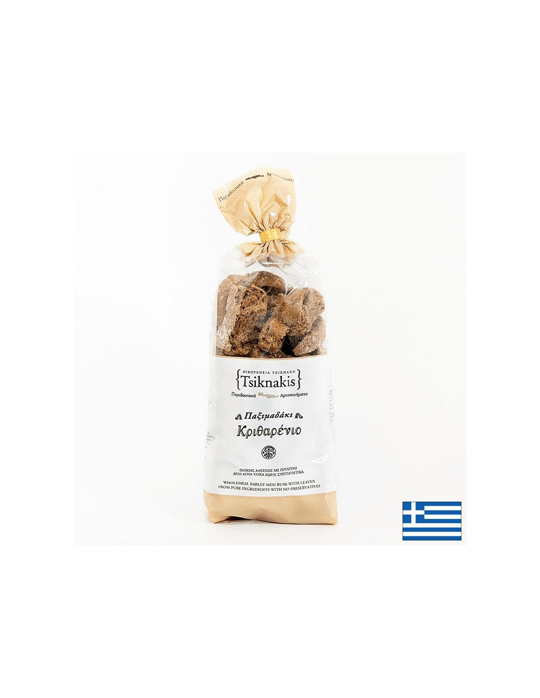 Пълнозърнести сухари от ечемично брашно (Крит), 400 g - Feel You