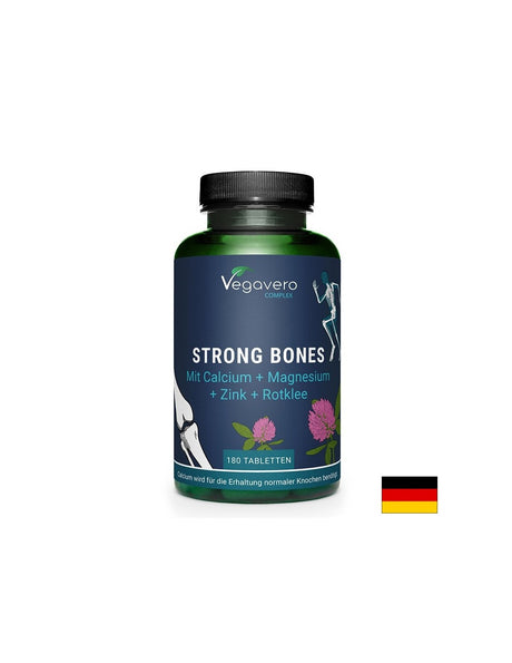 Калций 400 mg + Магнезий 150 mg + Цинк + Червена детелина – Формула за здрави кости, 180 таблетки - Feel You