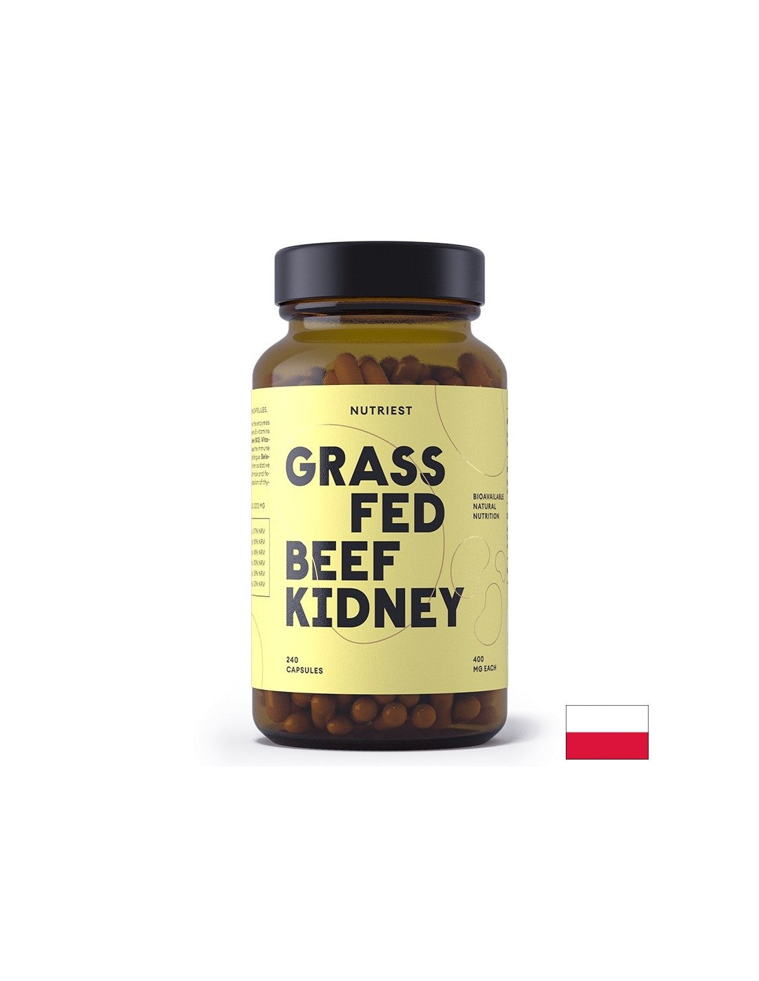 Имунитет, хормонален дисбаланс - Говежди бъбрек, 400 mg х 240 капсули - Feel You