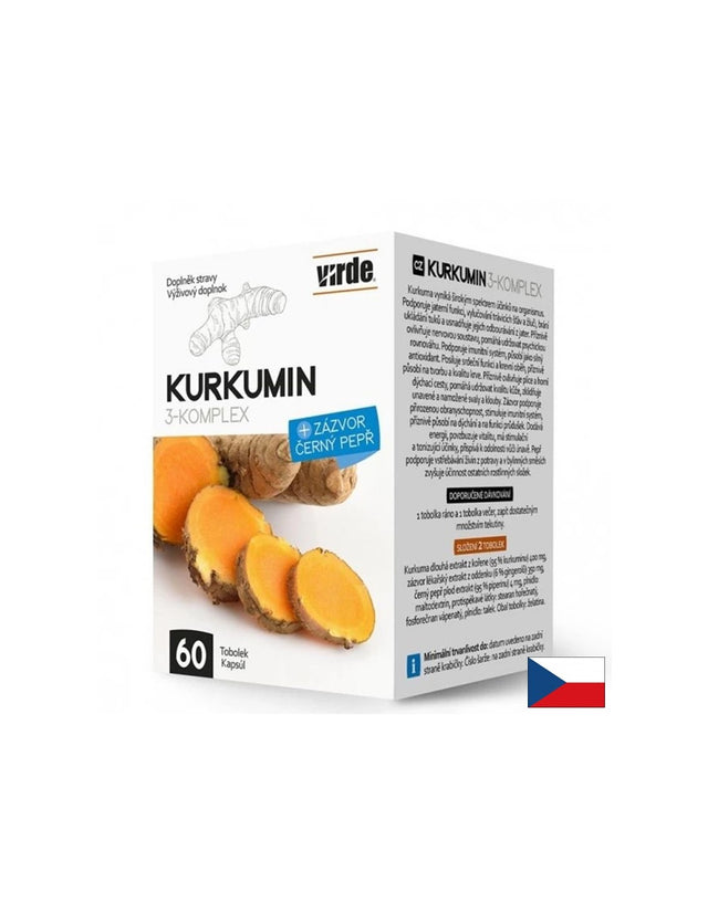 Куркумин 400 mg + Джинджифил 350 mg + Черен пипер За здрави и подвижни стави 60 капсули - Feel You