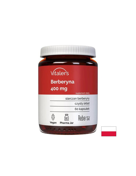 Берберин – Контрол на кръвната захар и апетита, 400 mg, 60 капсули - Feel You