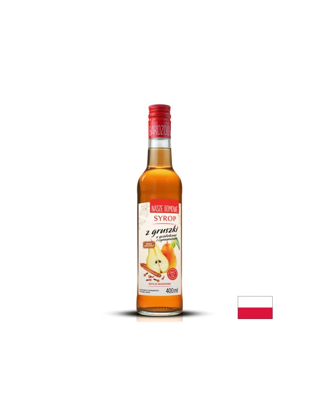 Домашен сироп от круша с карамфил и канела, 400 ml - Feel You