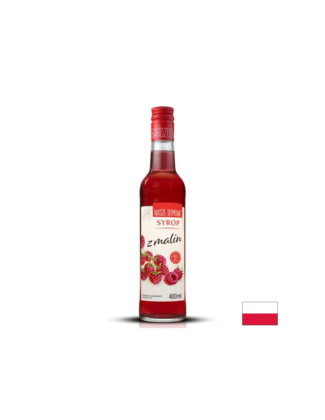Домашен сироп от малини, 400 ml - Feel You