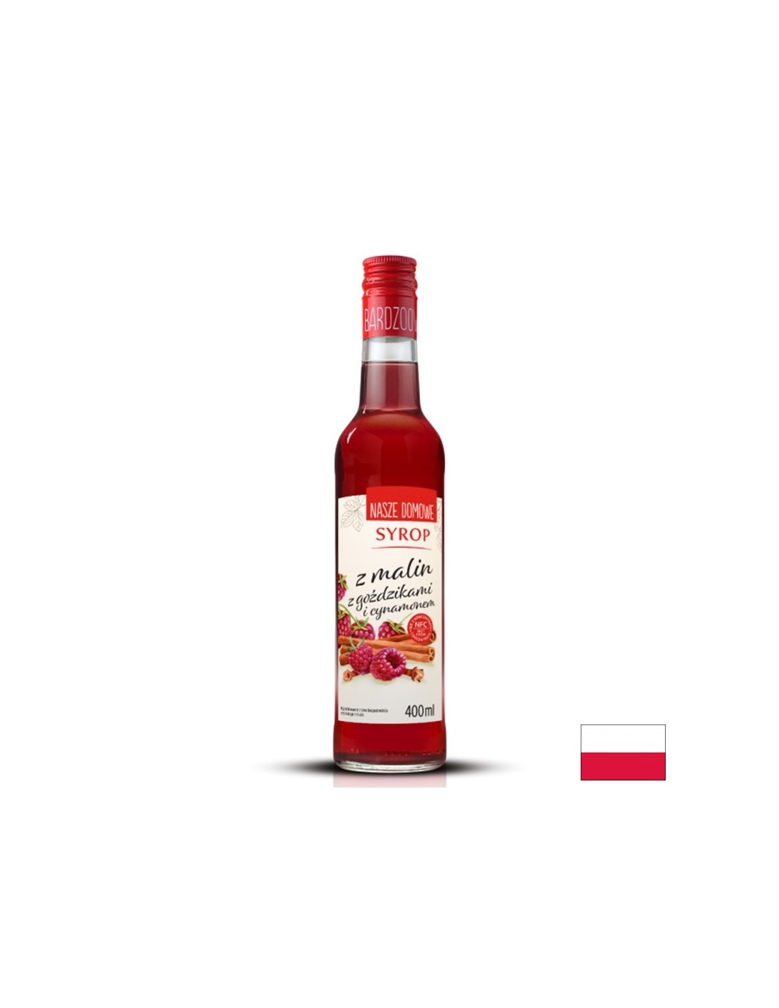 Домашен сироп от малини с карамфил и канела, 400 ml - Feel You