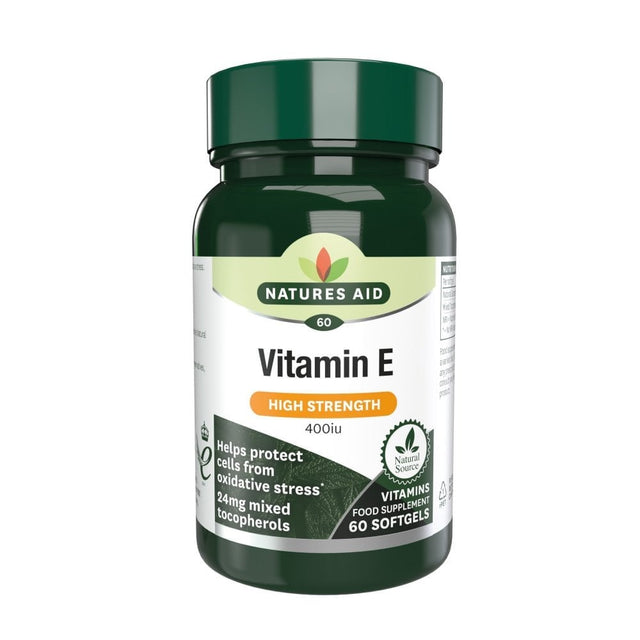Витамин Е Натурален 400iu 60 капсули Natures Aid - Feel You