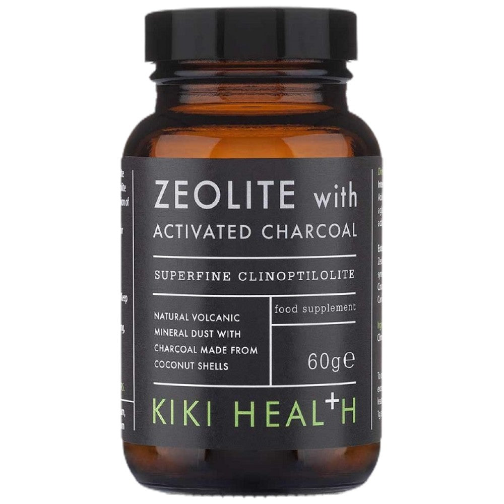 Zeolite With Activated Charcoal Powder - 60 грама
