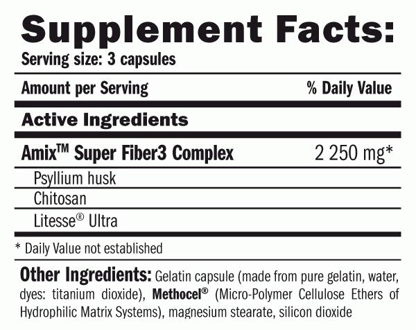 Super Fiber3 Plus 90 Caps.
