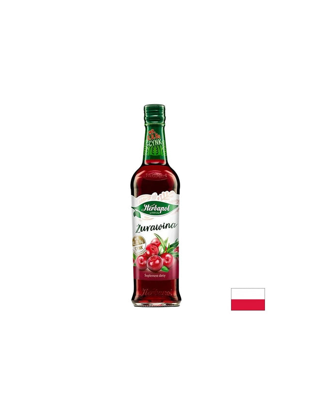 Сироп Червена боровинка - За напитки и десерти, 420 ml - Feel You