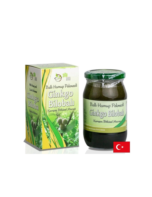 Билкова меласа с Гинко билоба и рожков – Концентрация и добро кръвообращение, 430 g - Feel You