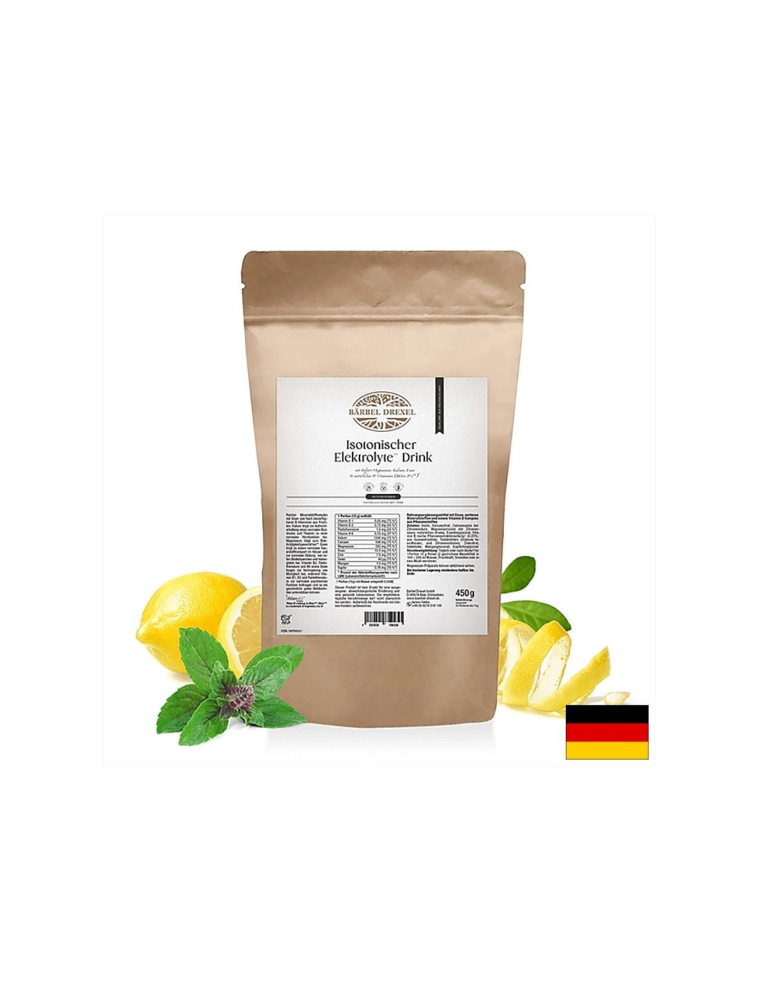 Изотонична електролитна напитка за енергия - Срещу обезводняване и загуба на електролити, 450 g, прах - Feel You