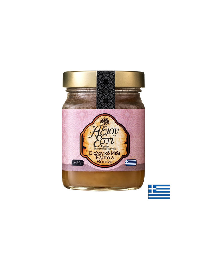 Гръцки мед от ела и горски билки – био, 450 g - Feel You