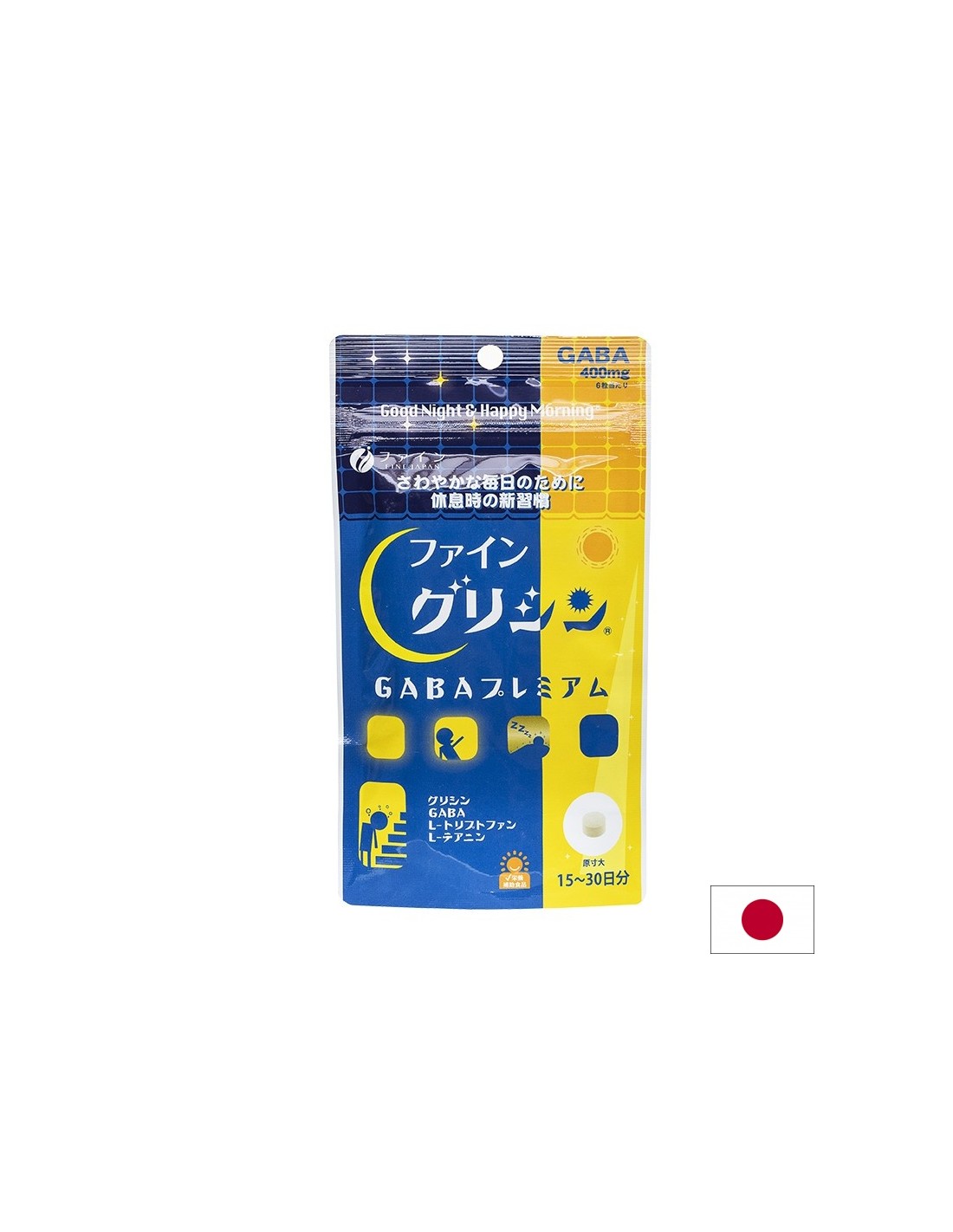 Глицин 450 mg + ГАБА 400 mg – Спокоен сън и балансирана нервна система, 90 таблетки - Feel You