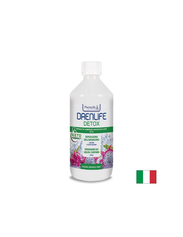 Артишок 450 mg + Бял трън + Холин – Пречистване и подкрепа за черния дроб, Drenlife Detox, 500 ml - Feel You