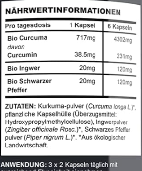 Куркума Комплекс 4542 mg – био формула с черен пипер и джинджифил, 270 капсули - Feel You