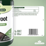 Цвекло Концентрат Капсули 4620мг Natures Aid 60 вегански капсули - Feel You