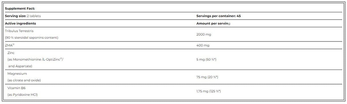 Tribu-ZMA ® 90 Tabs.