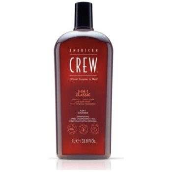 American Crew - 3-in-1 Shampoo, Conditioner And Body Wash - 1000ml