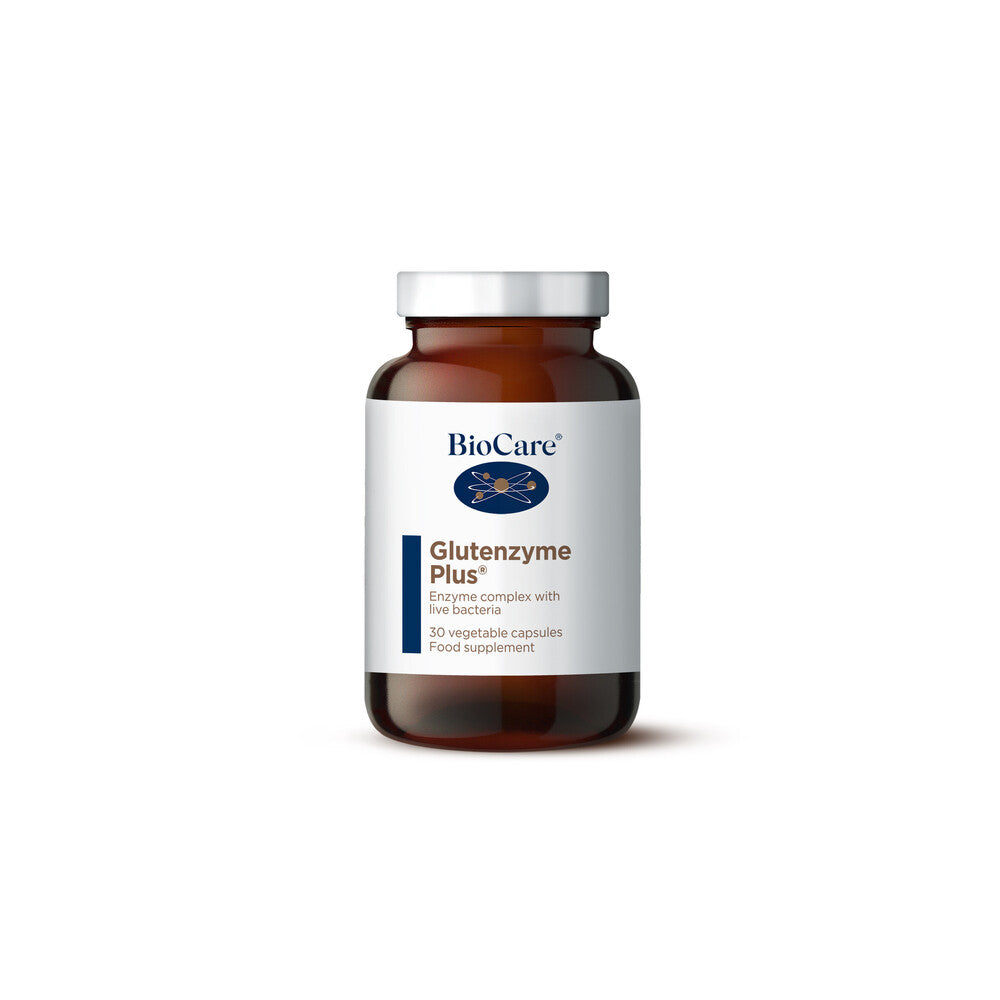 Глутен храносмилателни ензими с пробиотик / BioCare Glutenzyme Plus 30 Vcaps