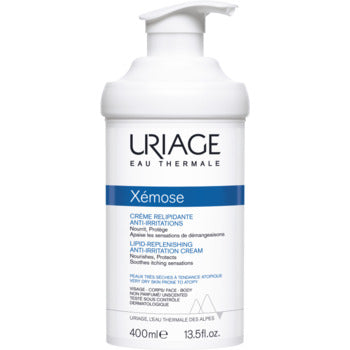 Uriage - Relief Soothing Cream for Very Dry Sensitive and Atopic Skin Xemose (Lipid-Replenishing Anti-Irritation Cream) - 400ml