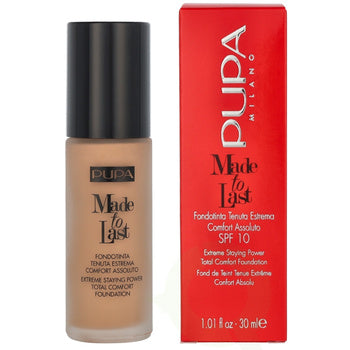 Pupa - Long Lasting Make Up SPF 10 Made To Last ( Total Comfort Foundation) 30ml